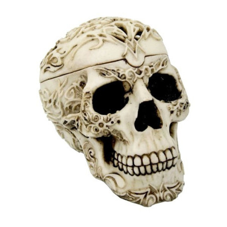 Dekorierte Totenkopf-Dose