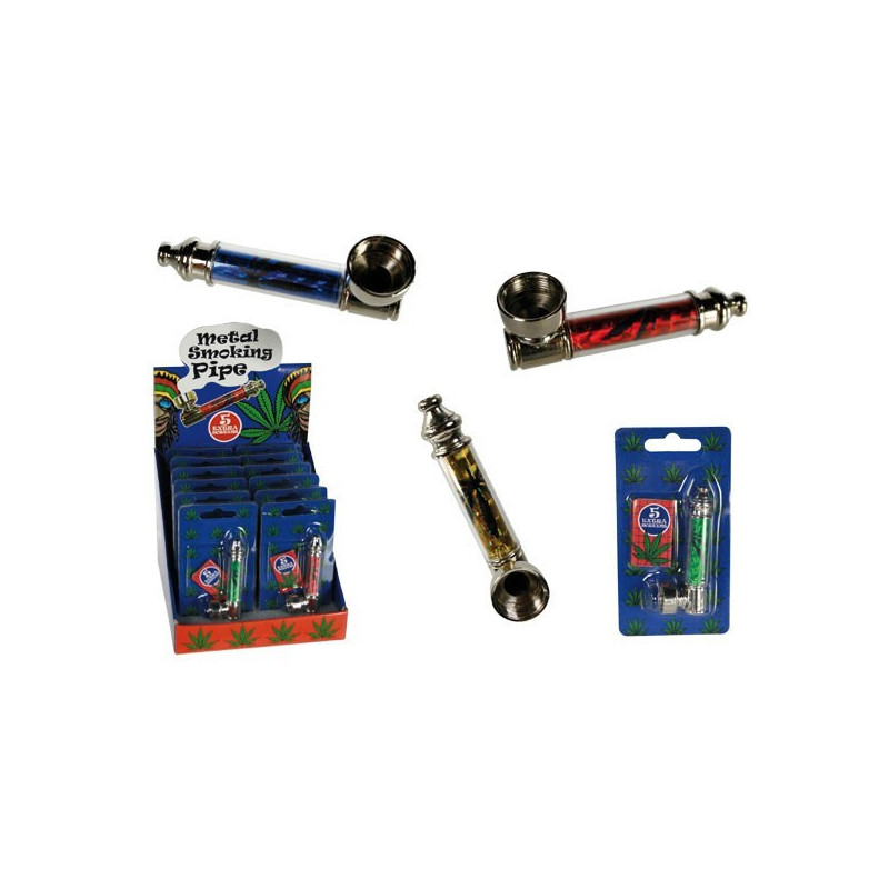 Metall-Pfeife mit 5 Sieben Metall-Pfeife mit 5 Sieben